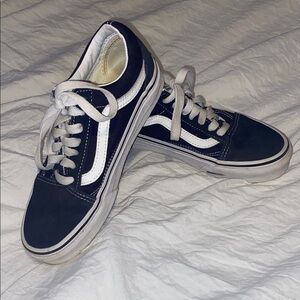 Vans Kids Shoes - Navy/White